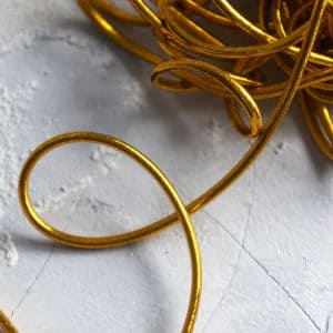 Резинка диаметр 2,5мм ЗОЛОТО 1м
