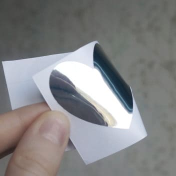 Виниловая плёнка зеркальная Серебро (Китай)