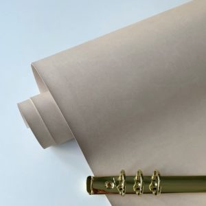 Переплетный кожзаменитель (Китай) матовый, кремово-бежевый
