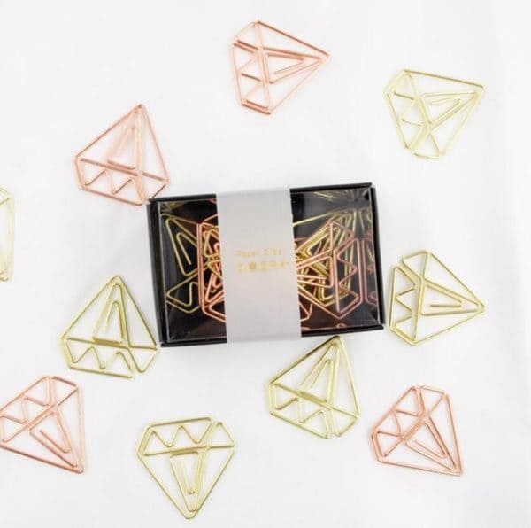 40pcs-5-boxes-diamonds-bookmark-paper-clip