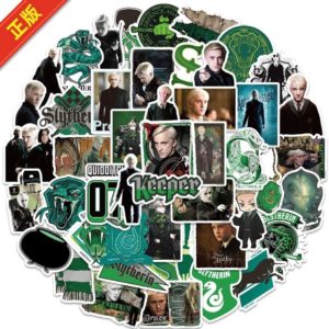 Набор наклеек 50 шт, "Гарри Поттер" Слизерин