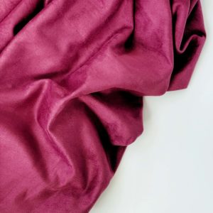 Замша двусторонняя  №51,  малиновая
